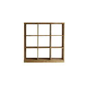 幅1044×奥行き290×高さ1172mm roselle shelf(3×3)ローゼル シェルフ(3×3) ノラ nora mam マム 関家具