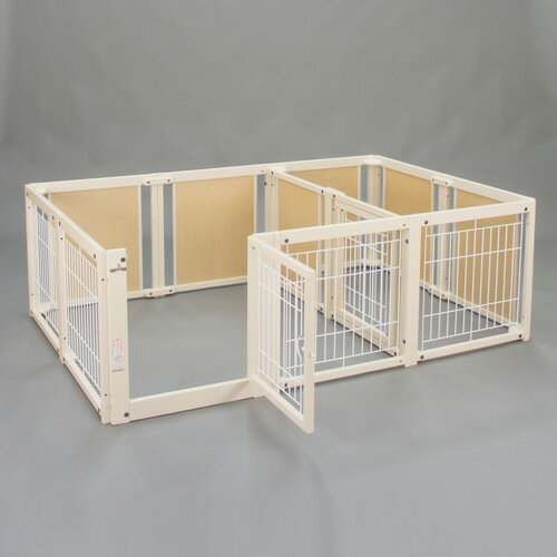 ペットサークル 犬用 [ サークル ルーム F 60 XLp メッシュ] 小型犬 サークル 多頭飼い 室内用 木製 仕切り 日本製 ペット家具