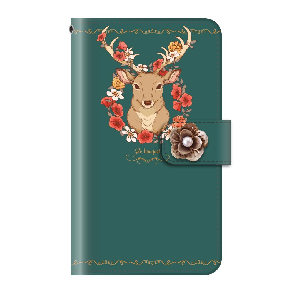 AQUOS アクオス ケース aquos sense3 R3 sense2 R2 Plus R EVER ZETA Compact SERIE mini U Xx2 mini 手帳型 手帳 スマホケース デコパーツ フラワー 動物 花