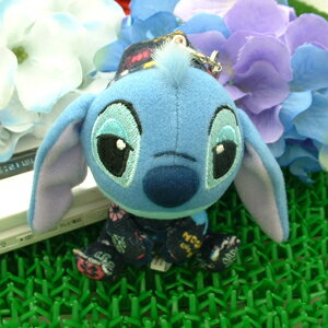 ディズニースティッチモノグラムストラップ/ブラック【PUP090529MJ10】