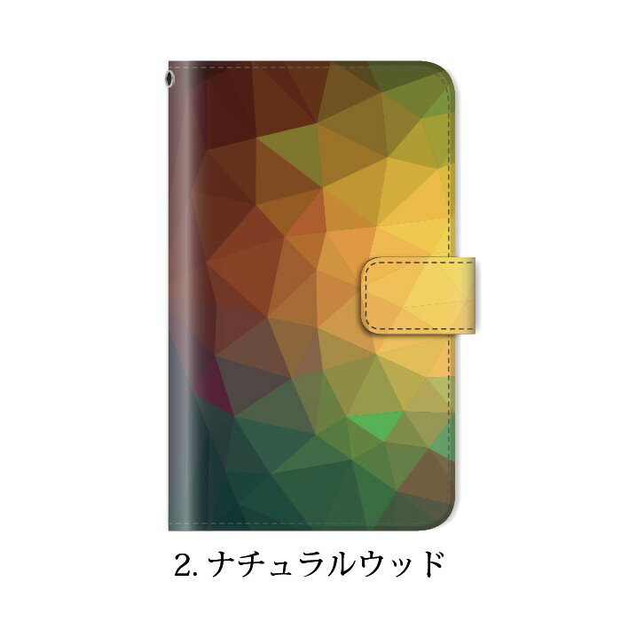 スマホケース SoftBank OPPO Reno3 5G A001OP 用 プリズム 3D 幾何学 手帳型ケース