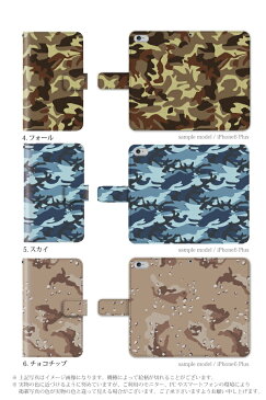 Plus-S スマホケース UQ mobile Kyocera DIGNO A用 迷彩柄 カモフラージュ柄 ステルス 手帳型ケース