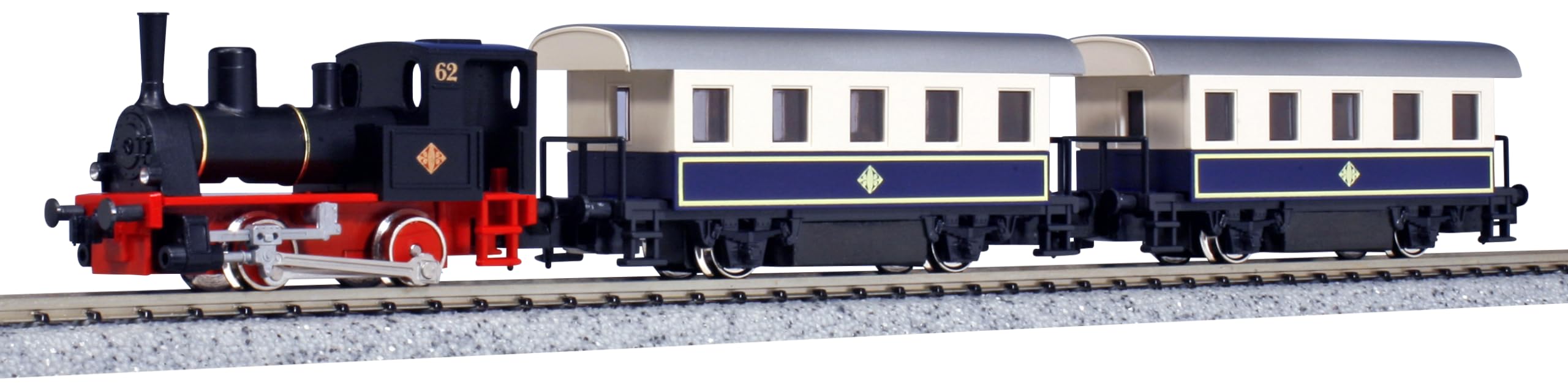 Nゲージ チビロコセット メルヘンの国のSL列車 鉄道模型 蒸気機関車
