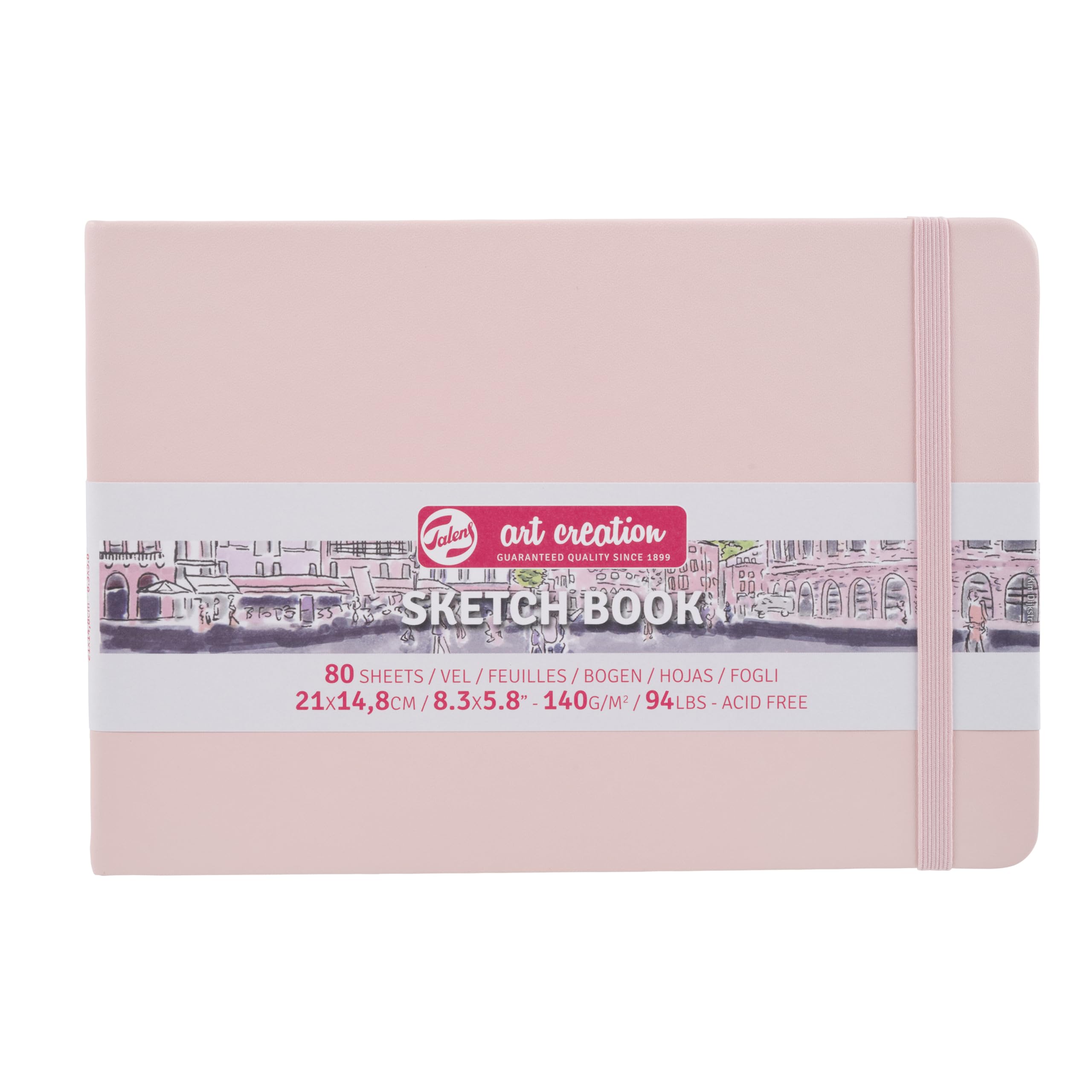 <お届けについて>・商品ページの「最短お届け日」はシステム上の目安です。実際のお届け日を保証するものではなく、 発送や配送の状況により前後する場合があります。・発送業務は当店の出荷体制により順次手配しております。外部の物流センターの配送サービスを 利用して出荷する場合があるため、梱包資材や外箱に当店名以外の表記があることがあります。 商品自体に問題はありません。・配送方法(ポスト投函/置き配/不在票の投函と再配達)は、商品のサイズや地域により 自動的に選ばれます。配送業者のご指定は承っておりません。・複数の販売チャネルで在庫を共有しているため、更新のタイミングにより実際の在庫・出荷状況と 異なる場合があります。行き違いによる欠品や販売終了の際は、ご注文をキャンセルと させていただくことがあります。絵画やスケッチ、イラスト制作に適した手帳型のスケッチブックです。80枚綴じでたっぷりと描き込むことができ、細目で使いやすいオフホワイトの中性紙を使用しています。日々のアイデアや作品作りを手軽に楽しみたい方に向いています。商品仕様枚数:80枚綴じサイズ:21cm×15cmカラー:パステルピンク紙の厚み:140g/m2紙質:細目、中性紙、オフホワイト