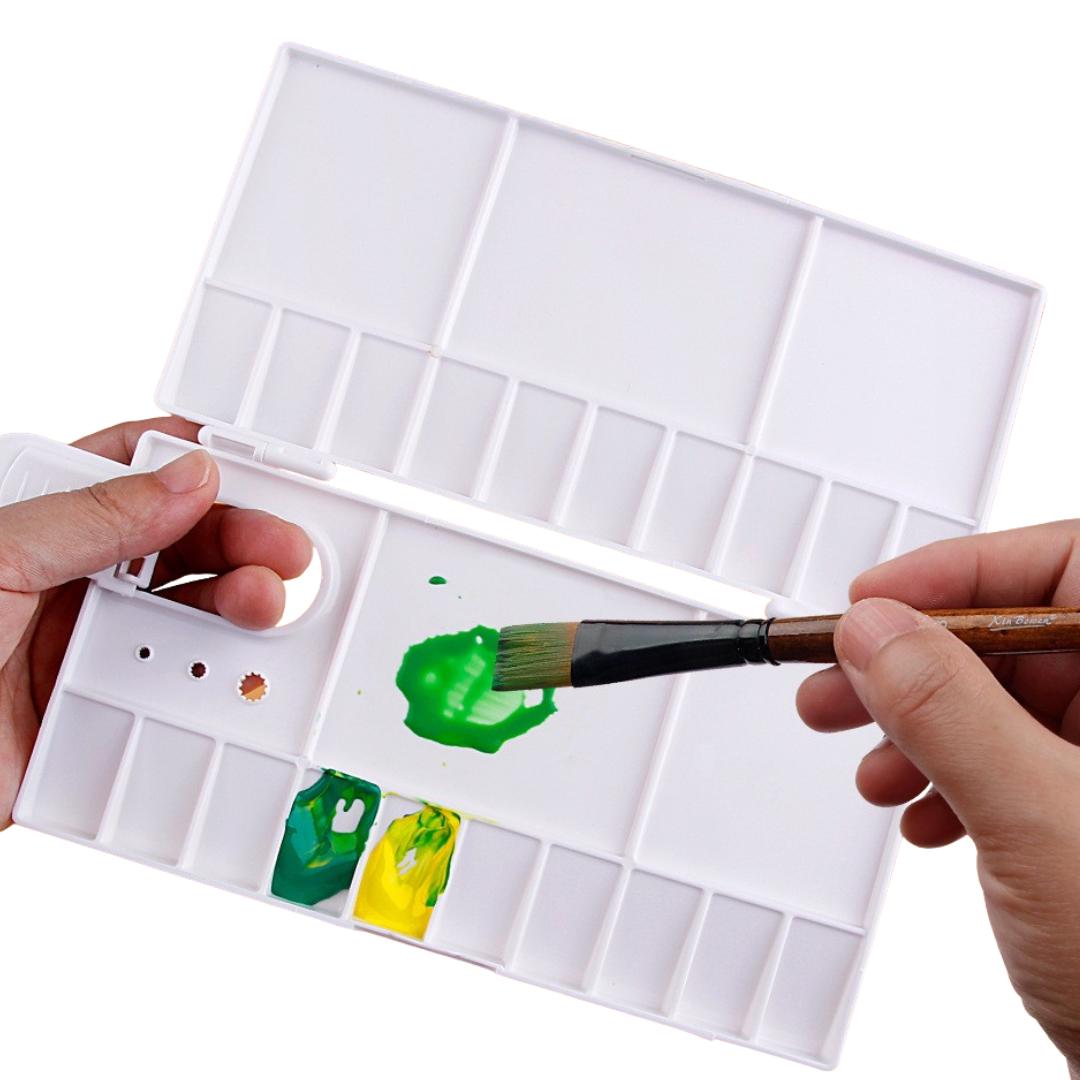 ＼本日限定ポイント3倍（要エントリー）／パレット 絵の具 水彩 アクリル 油絵 絵画 20色用