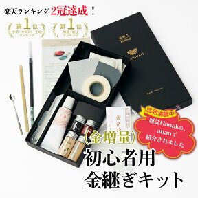 金増量金継ぎキット（動画解説付）初心者用 金粉0.5g Gold-Only 金継ぎキット TSUGUKIT つぐキット 食器に使える 伝統金継ぎセット 本漆・金粉・筆使用 | 食器 陶器 修理 欠け 金つぎ 金継ぎ 補修 初心者 セット キット 漆継ぎ 修復 金継 金 金粉 生漆 木粉 母の日 ギフト