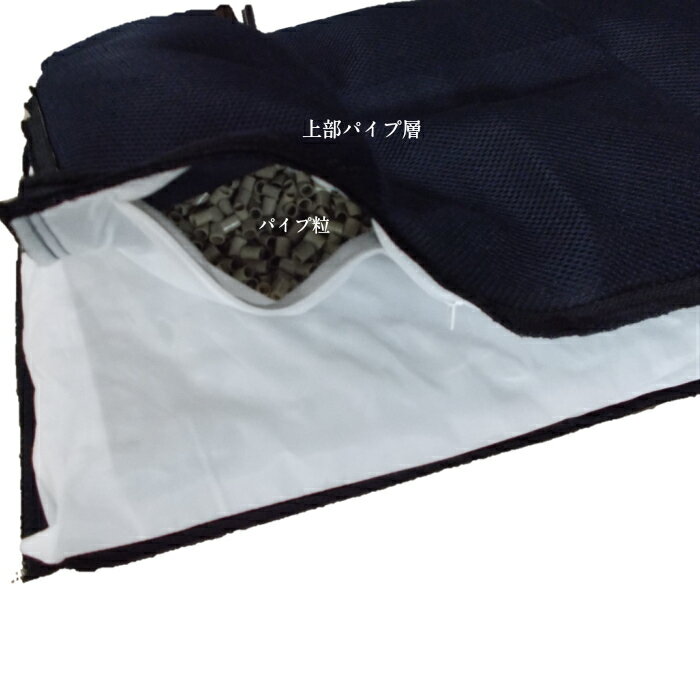 お茶まくらポリエステル100%ハニカムメッシュ43cm×63cm [2]