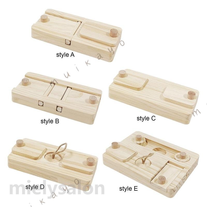 木製エンリッチメント採餌おもちゃ ハムスター給餌おもちゃ モルモット インタラクティブ 皮おやつ 知育玩具 ウサギ用 小動物 ペット採集ゲーム 知育 パズル おやつ隠し 噛み防止 ケージ遊び