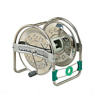 ハタヤ ステンノホースリール 20m型 本体のみ SSD-0 ホースなし ステンレス製 園芸 ガーデニング 散水用品 庭 ベランダ おしゃれ 日本製 HATAYA ハタヤリミテッド