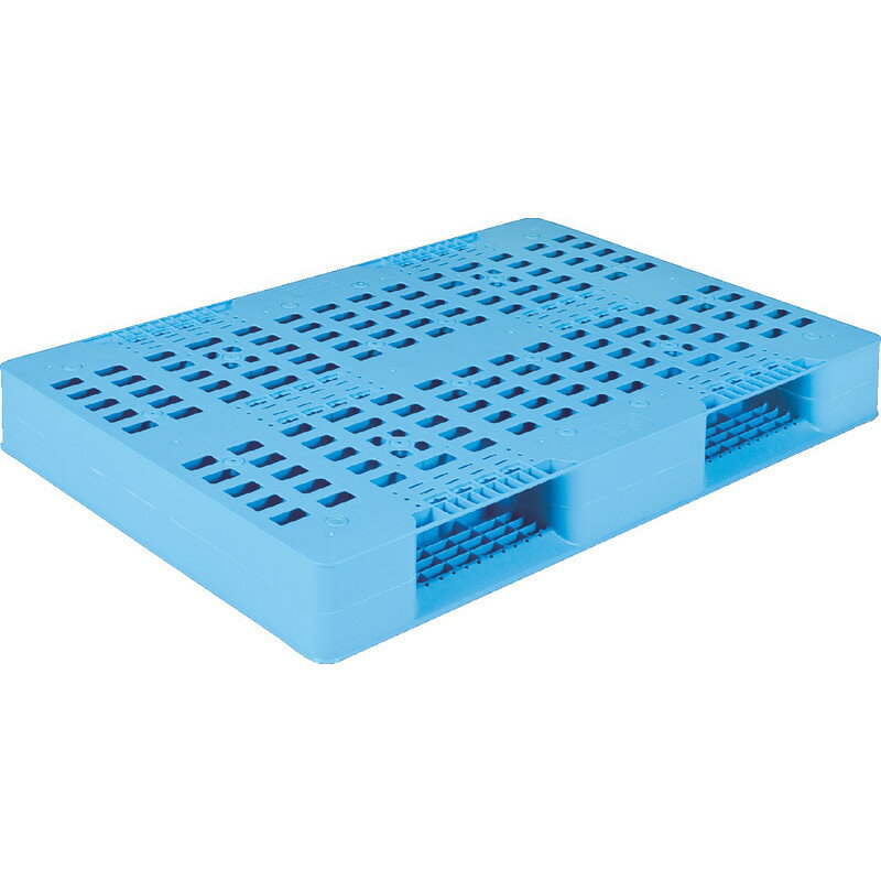 三甲 サンコー プラスチックパレット 2方差し両面使用型 R2-1309 ライトブルー