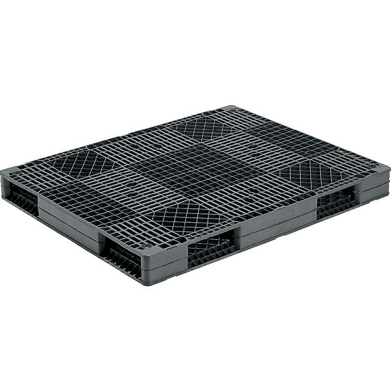 三甲 サンコー プラスチックパレット 4方差し両面使用型 R4-1114-2 グレー