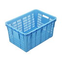 岐阜プラスチック リステナー プラスケット No.750 ブルー 収納コンテナ 収納ボックス コンテナボックス 野菜 収穫 農業 家庭菜園