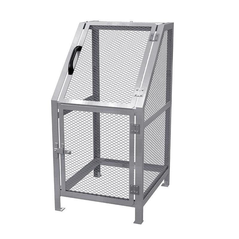 カイスイマレン ジャンボメッシュ ST400 シルバー 容量約400L 屋外 自治会 マンション アパート 町内会 ゴミ集積所 集積ステーション ダストボックス