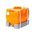 スイコー スカット100 オレンジ 容量100L 完全液出し型 ローリータンク 業務用 貯水タンク 貯水槽 雨水 農業 園芸 防災