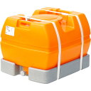 スイコー スカット200 オレンジ 容量200L 完全液出し型 ローリータンク 業務用 貯水タンク 貯水槽 雨水 農業 園芸 防災