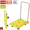 【100個限定!ノベルティプレゼント】 金象 プラキャリーラック ライト君 積載荷重100kg 樹脂台車 キャスター付き 軽量 コンパクト 運搬 倉庫 搬入 引...