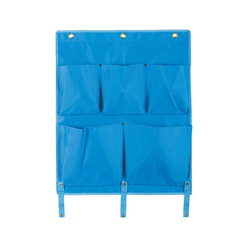 テラモト BMダストカー 専用ポケットE 青 大 ゴミ 回収 分別 商品 運搬 折畳み