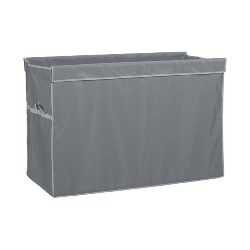 テラモト システムカート ワイド(袋E) 360L 灰 ゴミ 回収 分別 商品 運搬 折畳み