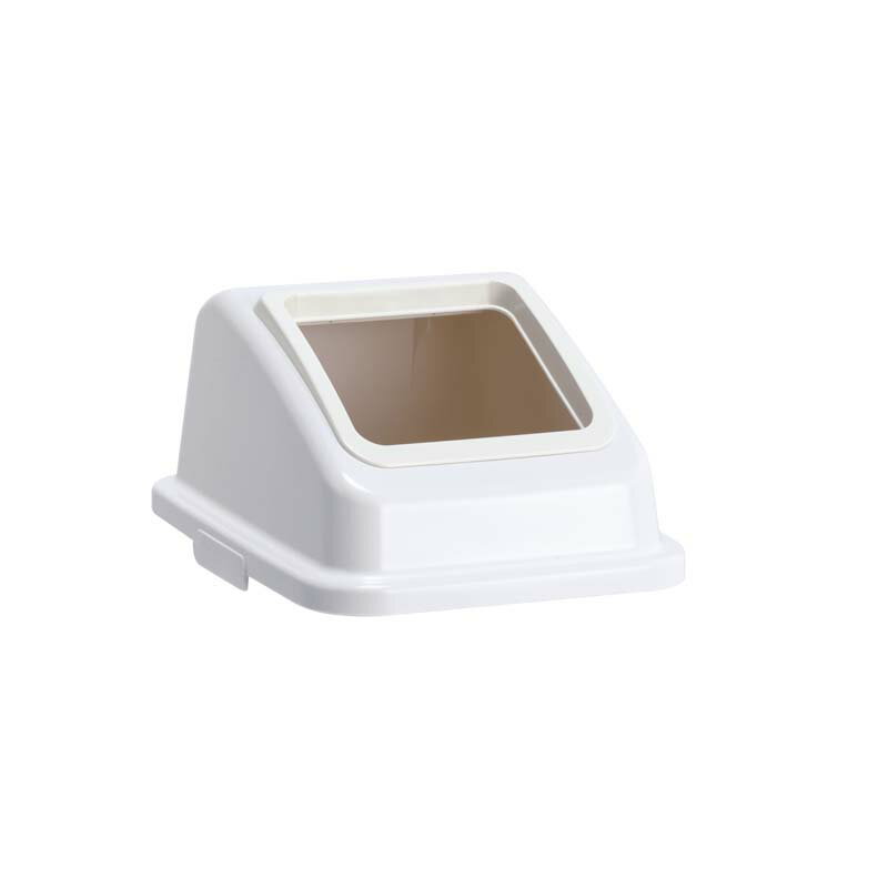 テラモト エコ分別カラーペールW35 蓋 白 オープン プラスチック