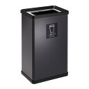 テラモト 分別ターンボックス L(一般ゴミ用) スチール製 ゴミ箱 屑入れ 屋内用 分別回収(3)