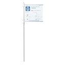 大和産業 ショッピングカート収納庫用サインポール CS-44 カートゲート