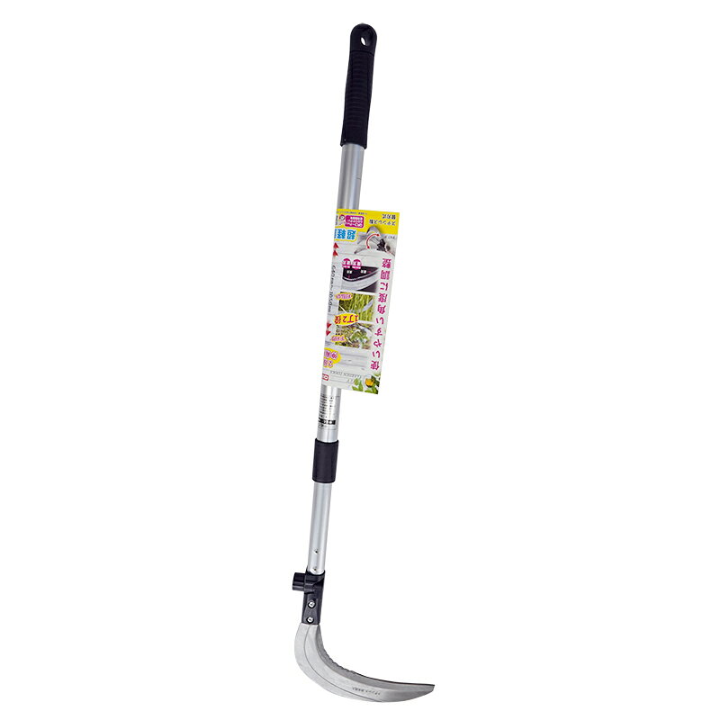 FG 超軽量伸縮可変式ステン万能草刈鎌 AP柄付 金象 浅香工業 195063