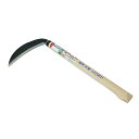 宝長久寛文作 両刃木鎌 鋼付 180mm 草刈り鎌 除草鎌 カマ かま 除草 雑草 農業 園芸 ガーデニング 家庭菜園 道具 庭 畑 田んぼ 浅香工業