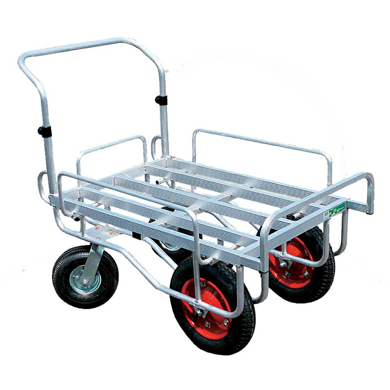 ハラックス 愛菜号 アルミ製ハウスカー 2輪自在タイプ CHJ-2000 エアータイヤ
