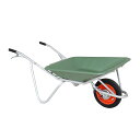 ハラックス アルミ一輪車 プラバケット付 ブレーキ付 CFB-2 エアータイヤ