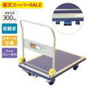 【楽天スーパーSALE】金象 静キャリー NS-300DXL フットブレーキ付 積載荷重300kg 折りたたみ式 スチール台車 キャスター付き 静か 低騒音 軽...