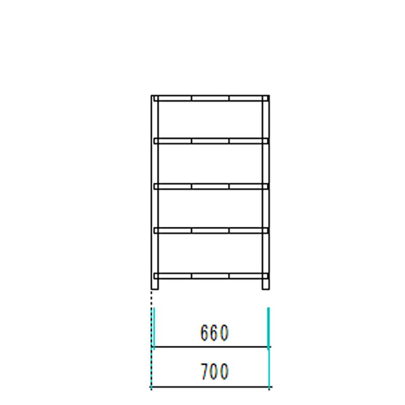 中量スチールラックAMBH型500Kgボルトレスタイプ1200Htimes;1800Wtimes;700D5段増連オフィス倉庫店舗整理棚業務用