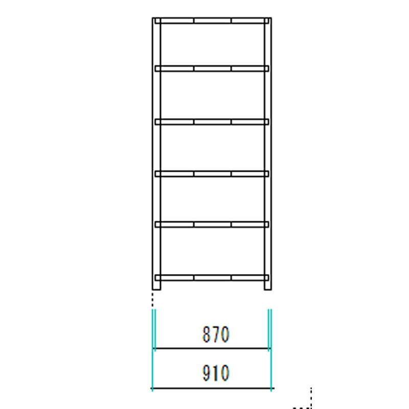 中量スチールラックAMBH型500Kgボルトレスタイプ2100Htimes;1200Wtimes;910D6段単体オフィス倉庫店舗整理棚業務用