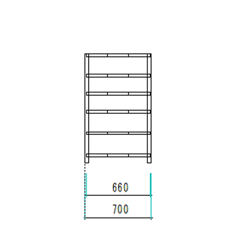 中量スチールラックAMBL型300Kgボルトレスタイプ1200Htimes;1800Wtimes;700D6段増連オフィス倉庫店舗整理棚業務用