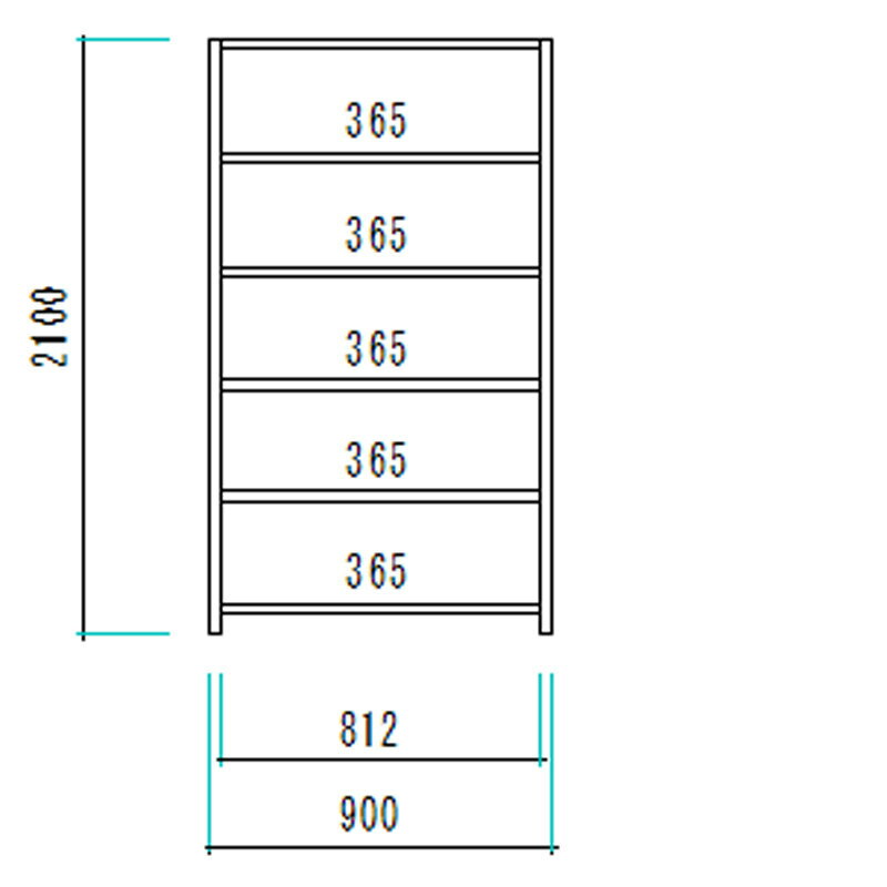 軽量スチールラックATK型120Kgタイプ2100Htimes;900Wtimes;450D6段オフィス倉庫店舗整理棚業務用
