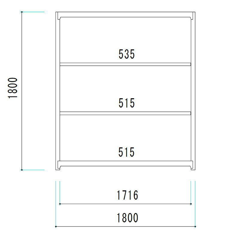 春夏新色 軽中量 スチールラック Ats型 0kg ボルトレスタイプ 1800h 1800w 600d 4段 単体 オフィス 倉庫 店舗 整理棚 業務用 大型 重量商品 Agartd Org Gt