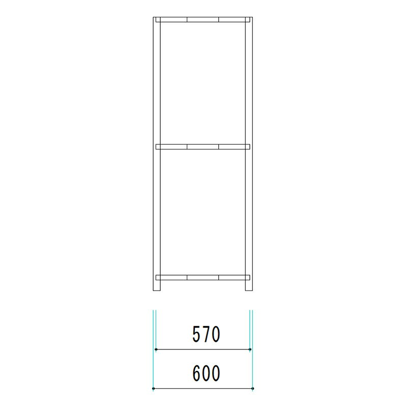 中軽量スチールラックATS型200Kgボルトレスタイプ2100Htimes;1800Wtimes;600D3段単体オフィス倉庫店舗整理棚業務用