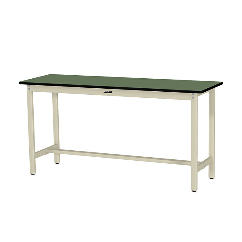 山金工業 ワークテーブル300シリーズ 均等耐荷重300kg 固定式 H900mm 塩ビシート天板 SWRH-1860-GI