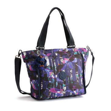 キプリング 公式 NEW SHOPPER S(Urban Flower Bl) トートバッグ