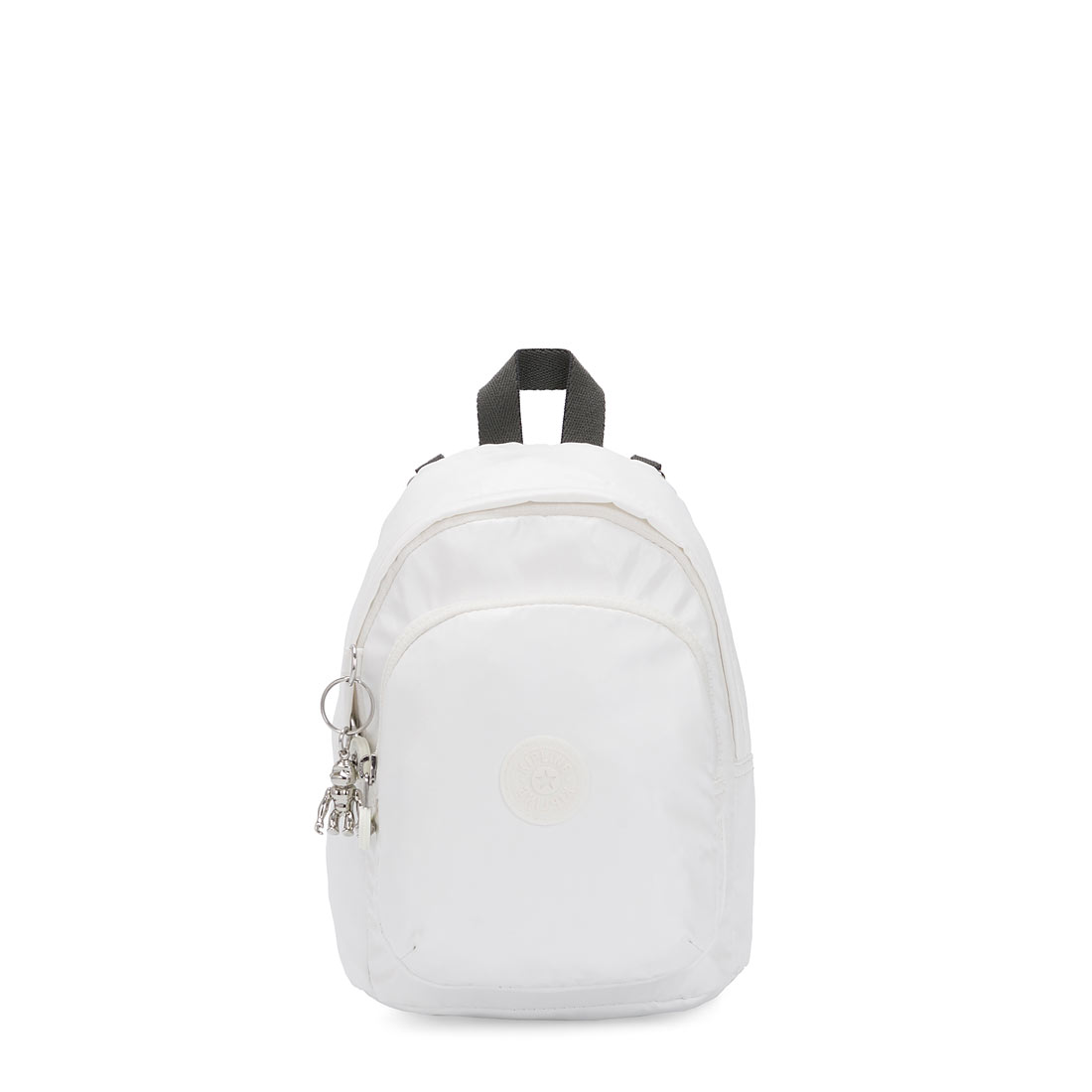 キプリング 公式 リュック バックパック DELIA COMPACT(White Metallic) デリアコンパクト (ホワイトメタリック) KI420447I ベーシックプラス　コレクション