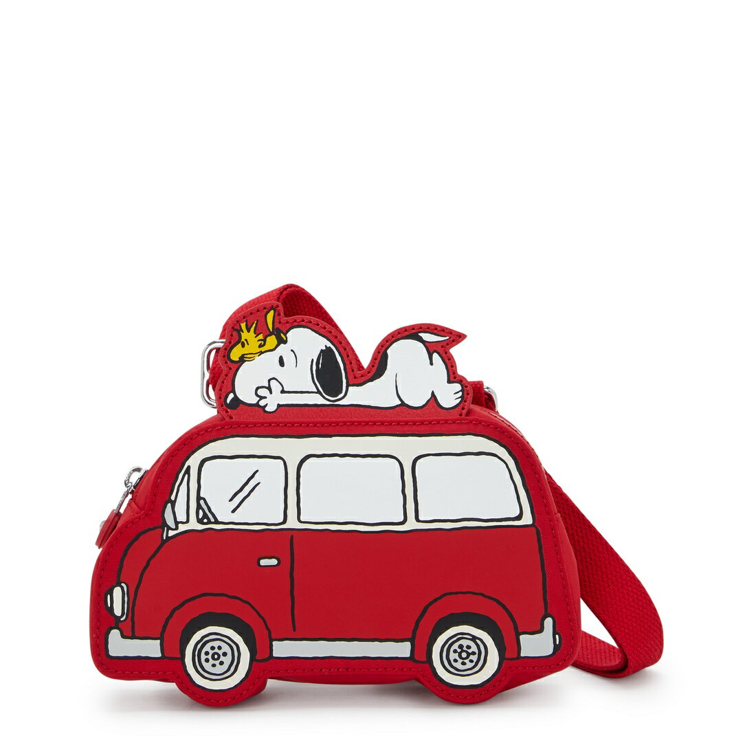キプリング 公式 ショルダーバッグ VAN BAG(Restless Red) KIPLING X PEANUTS バンバッグ(レストレスレッド) KI98264RR 　期間限定価格 2026/7/5 まで