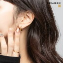 ピアス《ステンレス製 キャッチレスフープ ピアス 全2色》 ステンレス製 ピアス 金属アレルギー つけっぱなし サージカルステンレス レディース 6サイズ リンク 手書き風 ゴールド イヤリング メール便可//3//