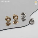 ピアス《メタルリングモチーフピアス》全2色 ピアス 金属アレルギー ニッケルフリー レディース ゴールド シルバー リング オケージョン ニュアンス 上品 フェミニン エレガント 大人可愛い 軽量 プレゼント プチギフト メール便可//3//