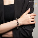 ブレスレット《ステンレス製 マンテルブレスレット 全2色》 ステンレス製 ブレスレット 金属アレルギー サージカルステンレス レディース チェーン マンテルブレスレット 重厚感 大人 ゴールド シルバー メール便可//3//