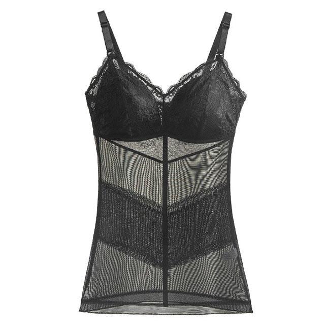 下着女性 ブラトップ ボディシェイプ レディース 細見え カップ付きキャミソール 着痩せ ブラキャミ ボディスーツ ぽっこりお腹