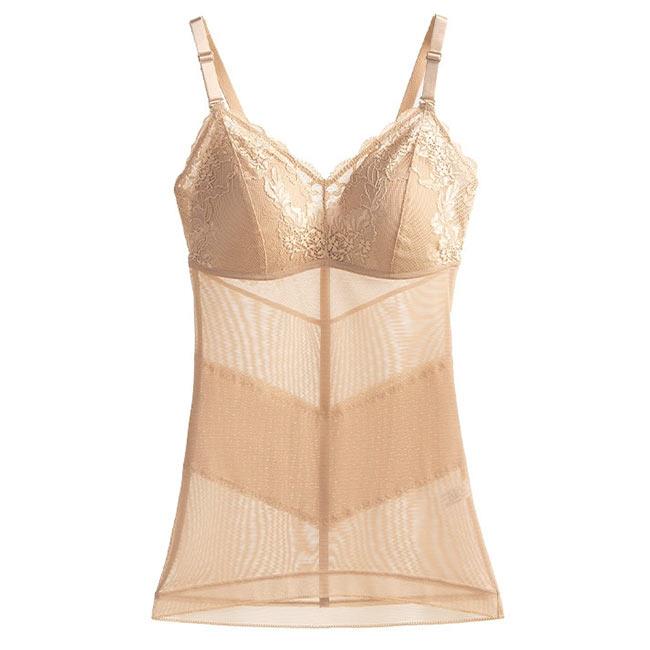 下着女性 ブラトップ ボディシェイプ レディース 細見え カップ付きキャミソール 着痩せ ブラキャミ ボディスーツ ぽっこりお腹