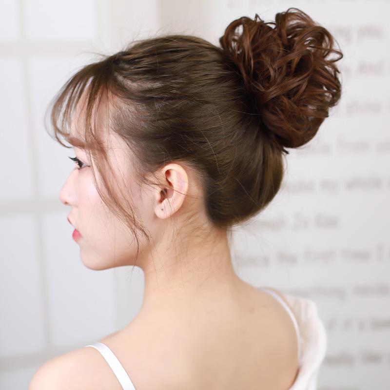 マラソン期間 最大2000円OFFクーポン！ポイントウィッグ エクステ エクステンション つけ毛 ヘアゴム ヘアアレンジ ふわふわ 簡単装着 髪飾り 巻き付け レディース 女性 ロング 可愛い