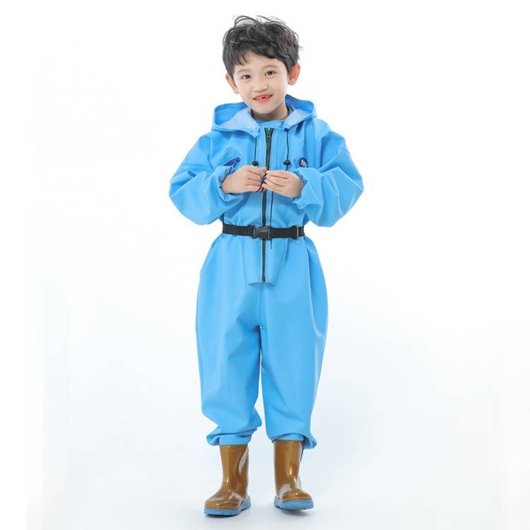 プレイウェア お砂場着 子供 オーバーオール レインシューズ 長靴 雨具 キッズ レ...