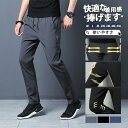 【9/5 最大2000円OFF&P10倍】アイスシルクパンツ アイスシルク チノパン メンズ パンツ 春 夏 秋 ストレッチパンツ ロング丈 父の日 ジョガーパンツ スポーツ