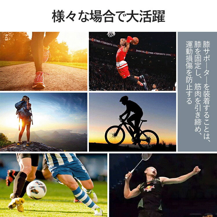 銀繊維 膝サポーター 保温 薄手 ズレ防止 通...の紹介画像3