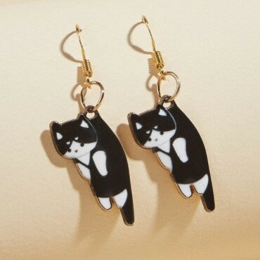 楽天キラココマラソン期間 最大2000円OFFクーポン！猫　イヤリング メンズ フェイクピアス イヤーカフ ピアス フープイヤリング レディース ノンホールピアス 人気 両耳セット
